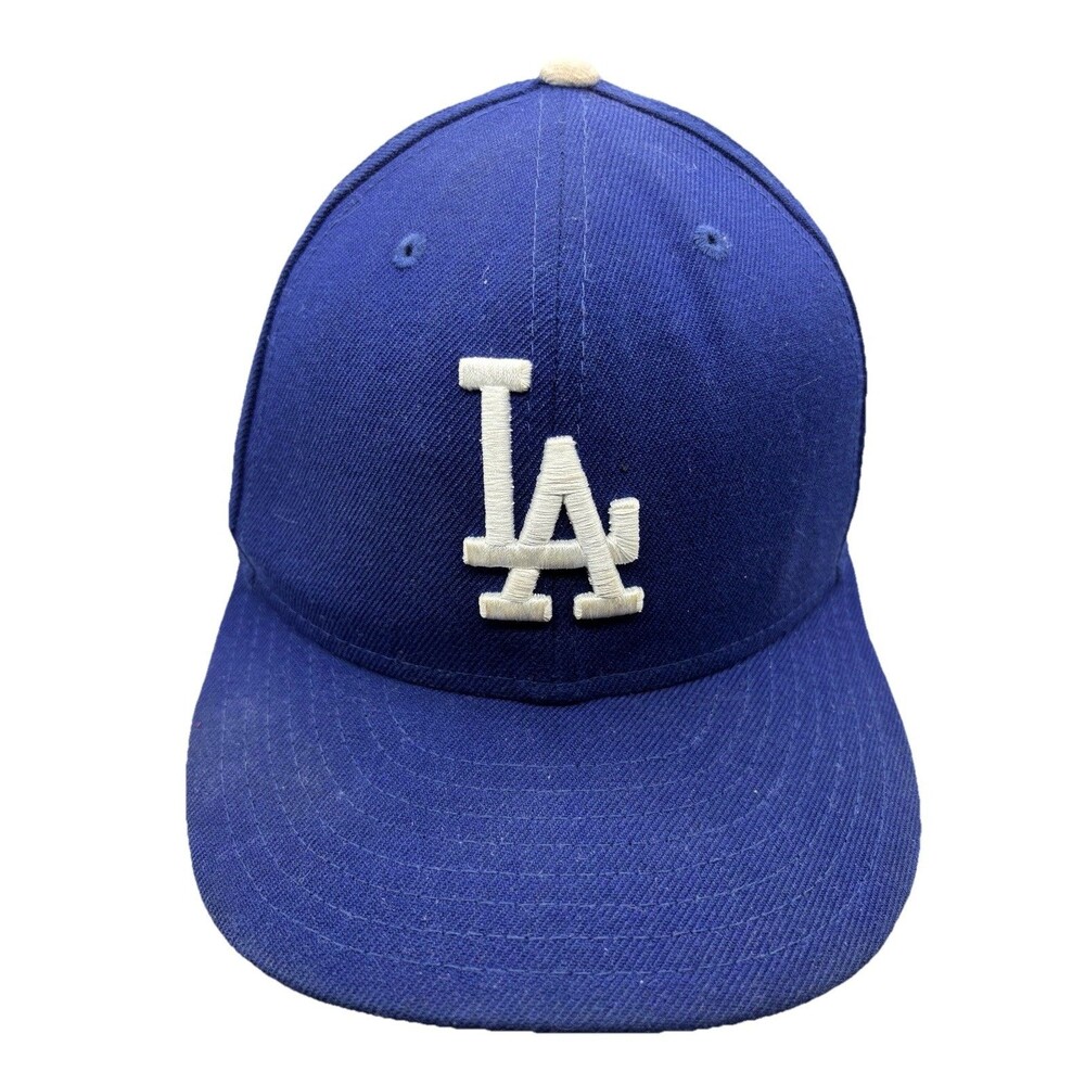 Vintage New Era 59FIFTY Los Angeles Dodgers Hat Cap Cooperstown Collection 7 1/8